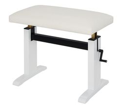 Klavierbänke Niederrhein Mod. 60 Piano Bench WH mat – Klaverbænk