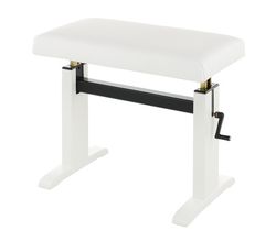 Klavierbänke Niederrhein Mod. 60 Piano Bench WH mat – Klaverbænk