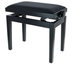 Burghardt B 5 black mat/black artifical – Klaverbænk
