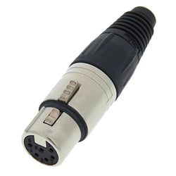 6-pole XLR Connectors (Male/Female)