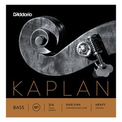 K610-3/4H Kaplan Bass 3/4 Daddario