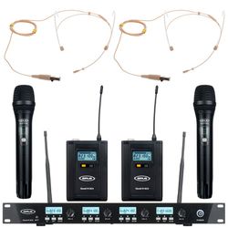 Wireless handheld microphone systems