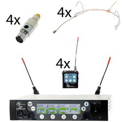 Wireless headset microphone systems