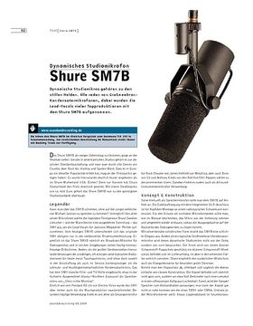 Звуковая карта для shure sm7b