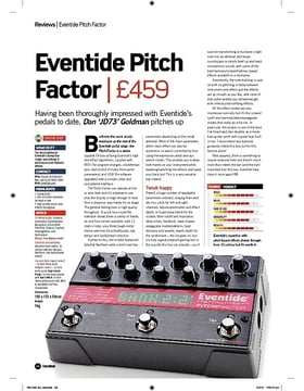 Eventide PitchFactor – Thomann United States