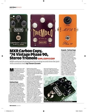 MXR M169 Carbon Copy Analog Delay – Thomann United States