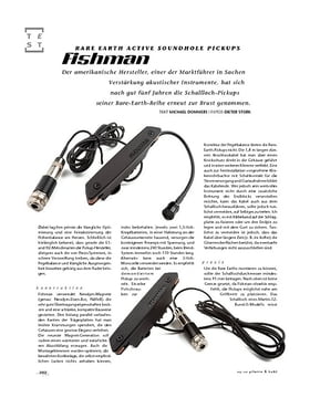 FISHMAN Soundhole Pickups Rare Earth Humbucking Pickup レア