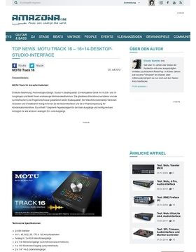 Top News: MOTU Track 16 - 16x14-Desktop-Studio-Interface