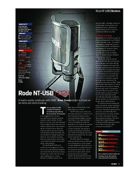 Rode NT-USB+ USB Condenser Microphone Bundle with RODE PSA1 Studio Boom Arm  and Polsen HPC-A30-MK2 Studio Monitor Headphones 