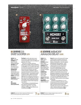 xvive w3 memory analog delay