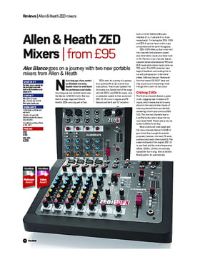 Allen & Heath ZED-10 Multipurpose Mini Mixer AH-ZED10 B&H Photo