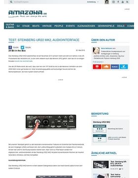 Test: Steinberg UR22 MK2, Audiointerface