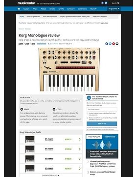 Korg Monologue BK Case Set – Thomann United States