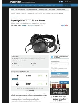 beyerdynamic DT-1770 Pro 250 Ohm 