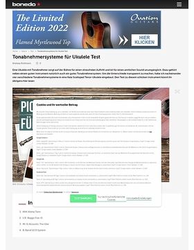 Tonabnehmersysteme für Ukulele
