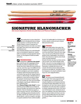 Zildjian Artist Drumstick-Neuheiten 2017