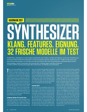 Sythesizer: Klang, Features, Eignung. 32 frische Modelle im Test