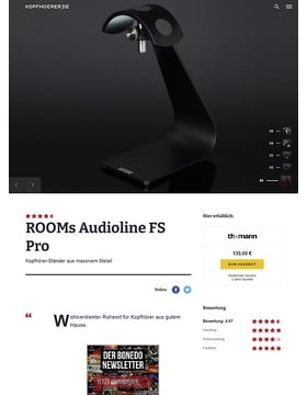 ROOMs Audio Line ヘッドホンスタンド FS PRO A SL 【お気に入り