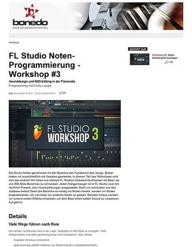 FL Studio Noten-Programmierung - Workshop #3