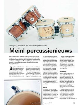 Meinl percussienieuws - Test uit Slagwerkkrant 176