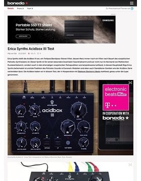 Erica Synths Acidbox III – Thomann Österreich