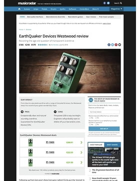 EarthQuaker Devices Westwood Overdrive – Thomann UK