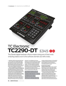 TC Electronic TC 2290-DT Plug-in Delay com Interface de Desktop na  Gear4Music.com