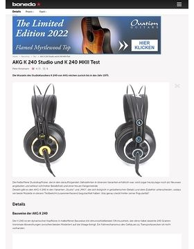 AKG K 240 Studio und K 240 MKII