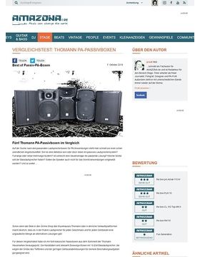 Vergleichstest: Thomann PA-Passivboxen