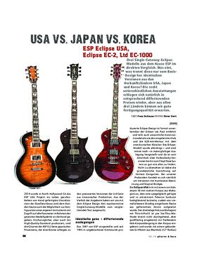 ESP Eclipse USA, Eclipse EC-2, Ltd EC-1000, E-Gitarren