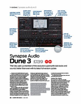 Synapse Audio Software DUNE 3