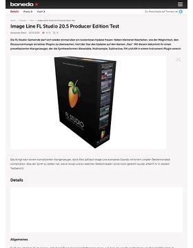 Image-Line FL Studio Fruity Edition – Thomann Portuguesa