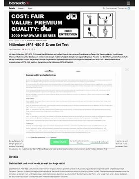 Millenium MPS-450 E-Drum Set