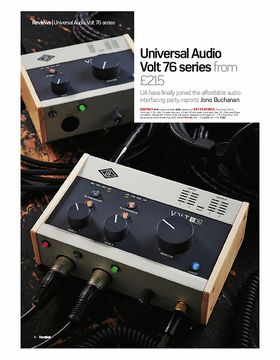 Universal Audio Volt review: Pro studio pedigree at a home studio price