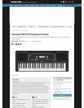 Yamaha PSR-E373 Review - Digital piano guide