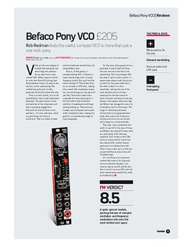 Befaco Pony VCO B-Stock – Thomann Norway