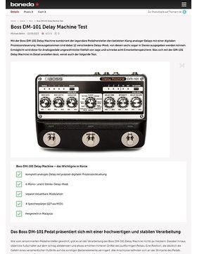 Boss DM-101 Delay Machine – Thomann Portuguesa