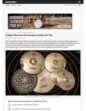 Thomann Anniversary Cymbal Set