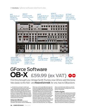 GForce Software OB-X