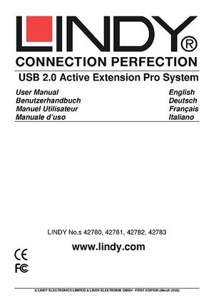 Rallonge active Pro USB 3.0 - 10m - Lindy