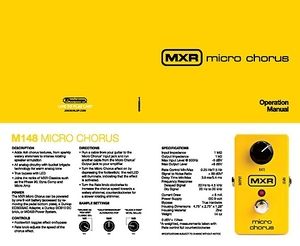 MXR M148 Micro Chorus – Thomann UK