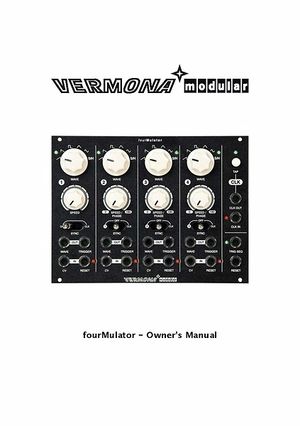 Vermona Modular fourMulator – Thomann UK