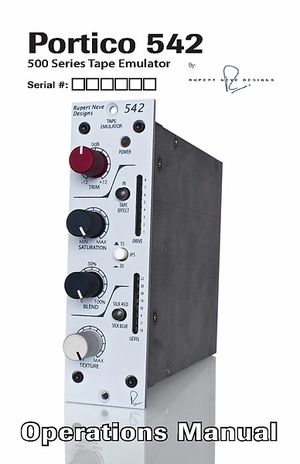 Rupert Neve Designs 542 – Thomann United States