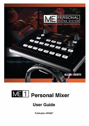 Allen & Heath - ME-1 Personal Mixer