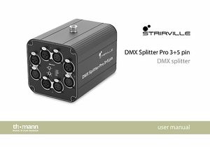Stairville DMX Splitter Pro 3+5 pin