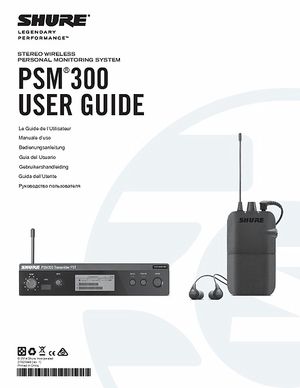 Shure P3T PSM 300 K3E – Thomann UK