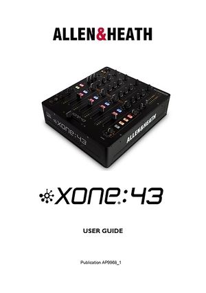 Table de Mixage DJ Allen & Heath Xone 43