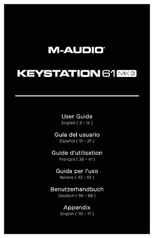 Clavier M-Audio Keystation 61 MK3 – Rekfi Dakar Sénégal