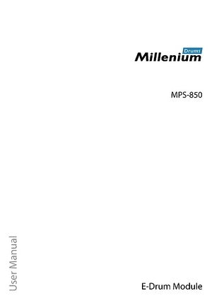 Барабанен модул Millenium MPS-850 – ThomannБарабанен модул Millenium MPS-850 – Thomann  