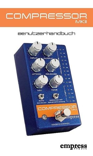 Empress Effects Compressor MKII Blue – Musikhaus Thomann
